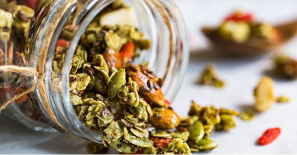 Matcha Tea Granola: Recipe