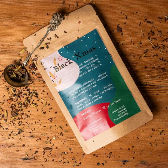 Warm and cozy xmas -Black Christmas tea-