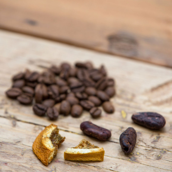 Kaffee zur Erinnerung an Orange & Schokolade