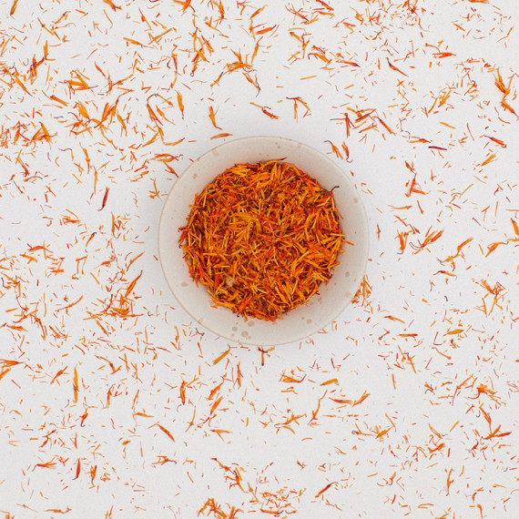 Safflower, flowers