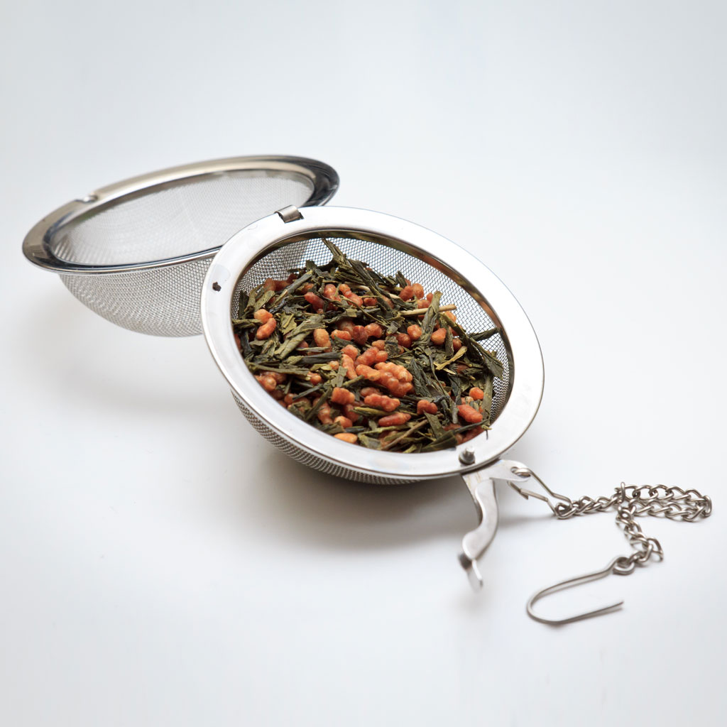 Filtro per Il tè Infusore per tè con Filtro A Foglie Sciolte Colino da tè in Acciaio Inossidabile con Doppi Manici di Dimensioni Perfette per La Maggior Parte delle Tazze Standard Tazze d'Argento 