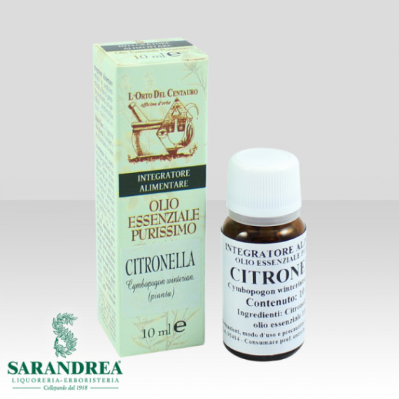 Olio essenziale citronella