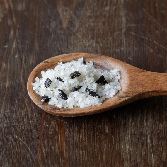 Salt Flowers with Vanilla Pods