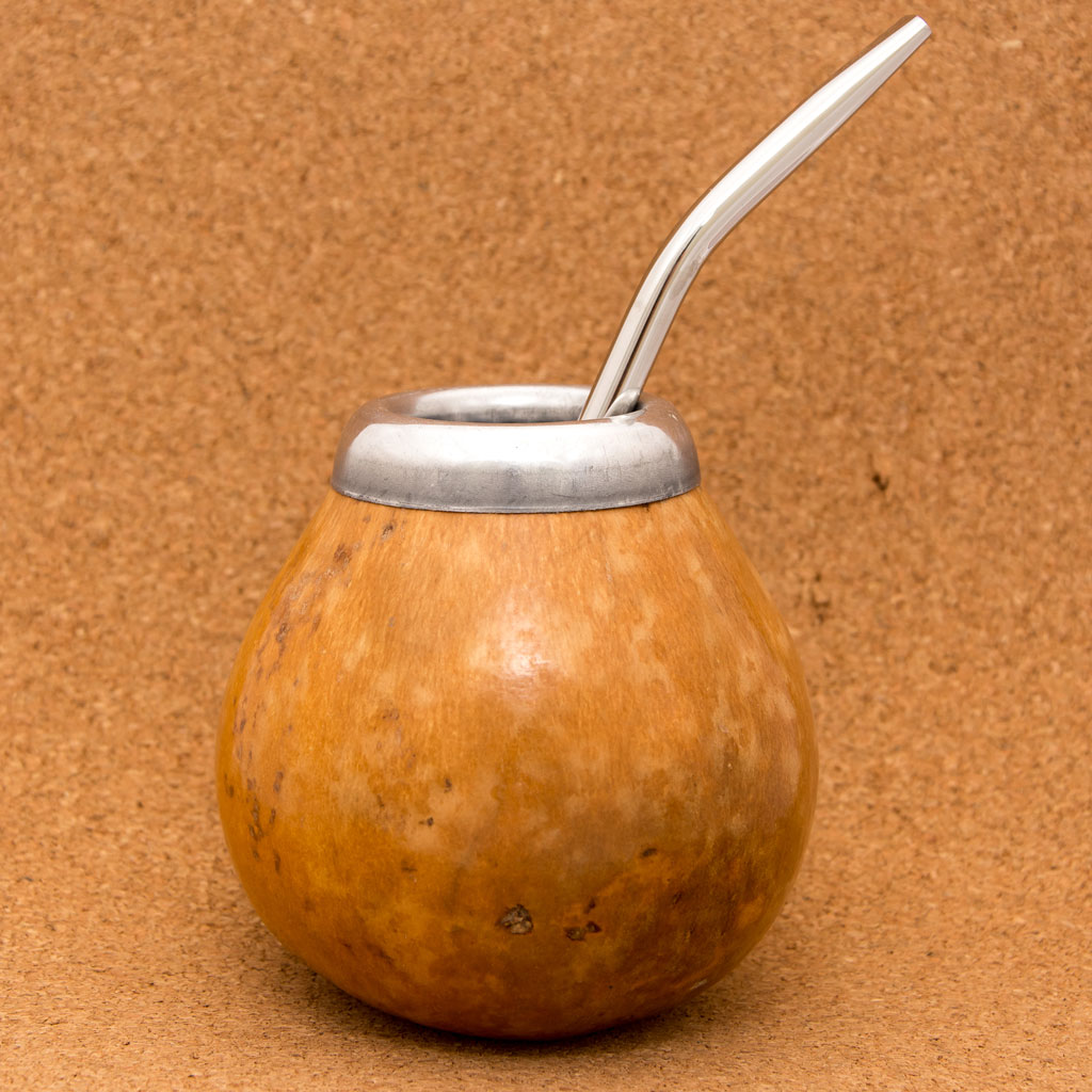 Scovolino Vazo Argentino Tazza Mate Set con Tazza set Bombilla Sphere Nature Idea regalo paglia gratis ciotola in acciaio inox cannuccia di bambù riutilizzabile 