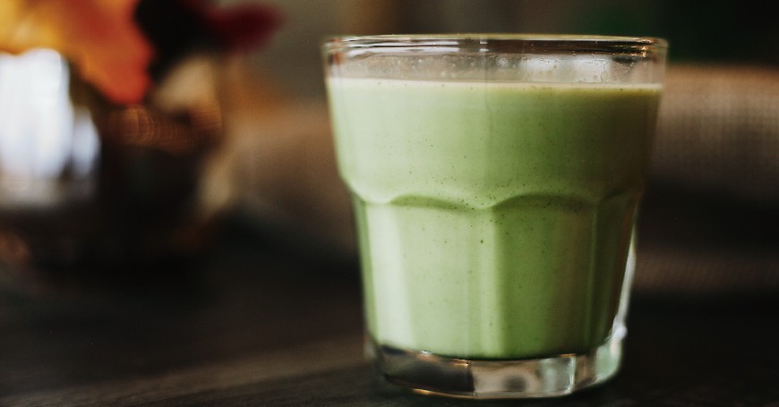 matcha latte caldo