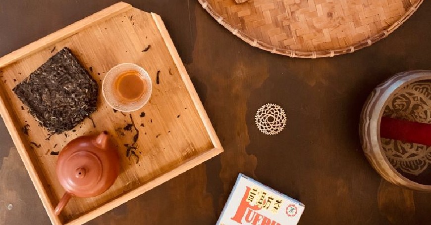 Torta Di Tè Pu-erh Maturo Yunnan 357g – Tè Nero Premium Biologico, Floral Notes - Foto 2