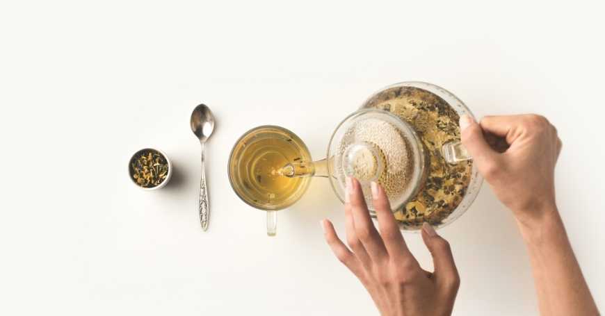 preparation of draining herbal tea